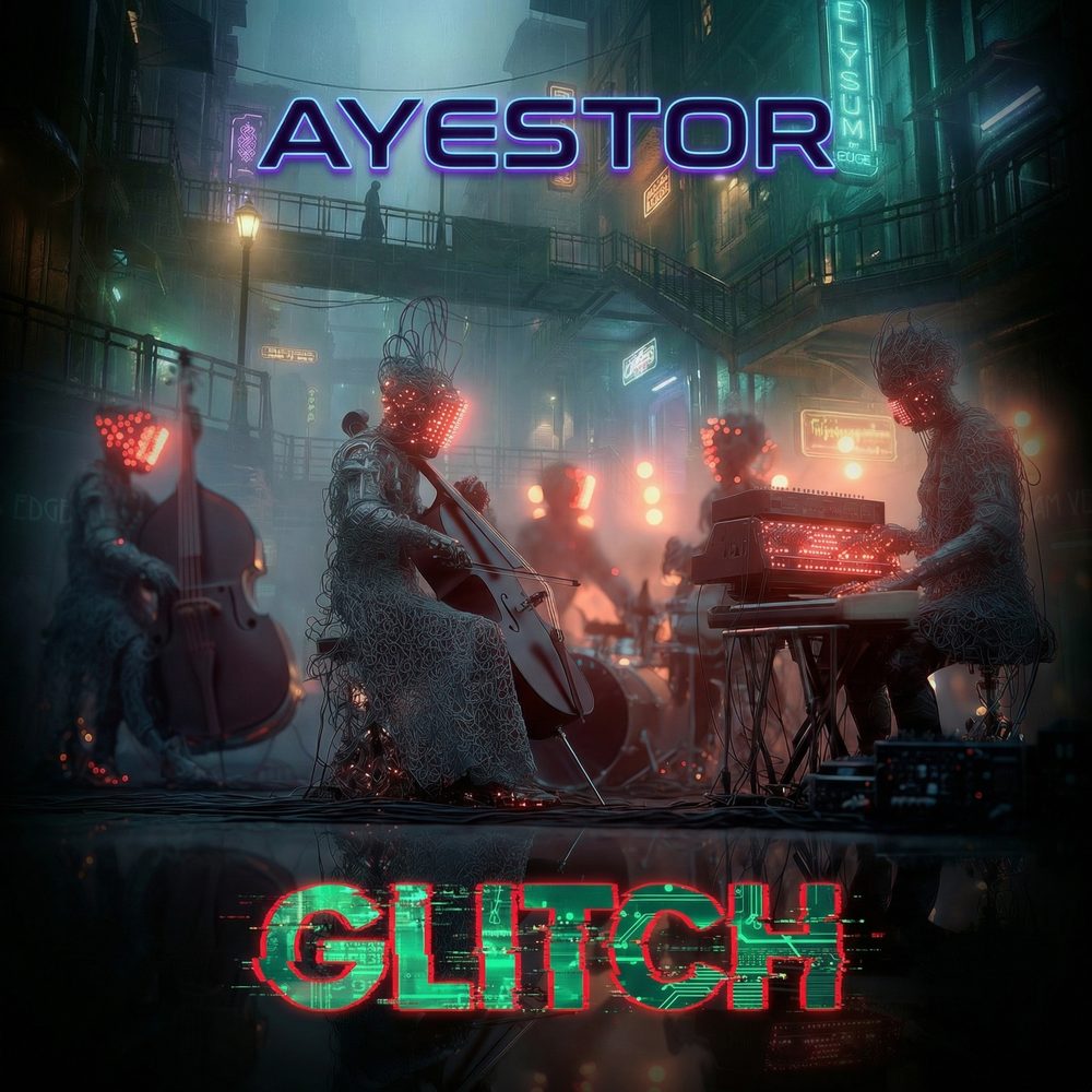 Glitch — cinematic music video artwork
